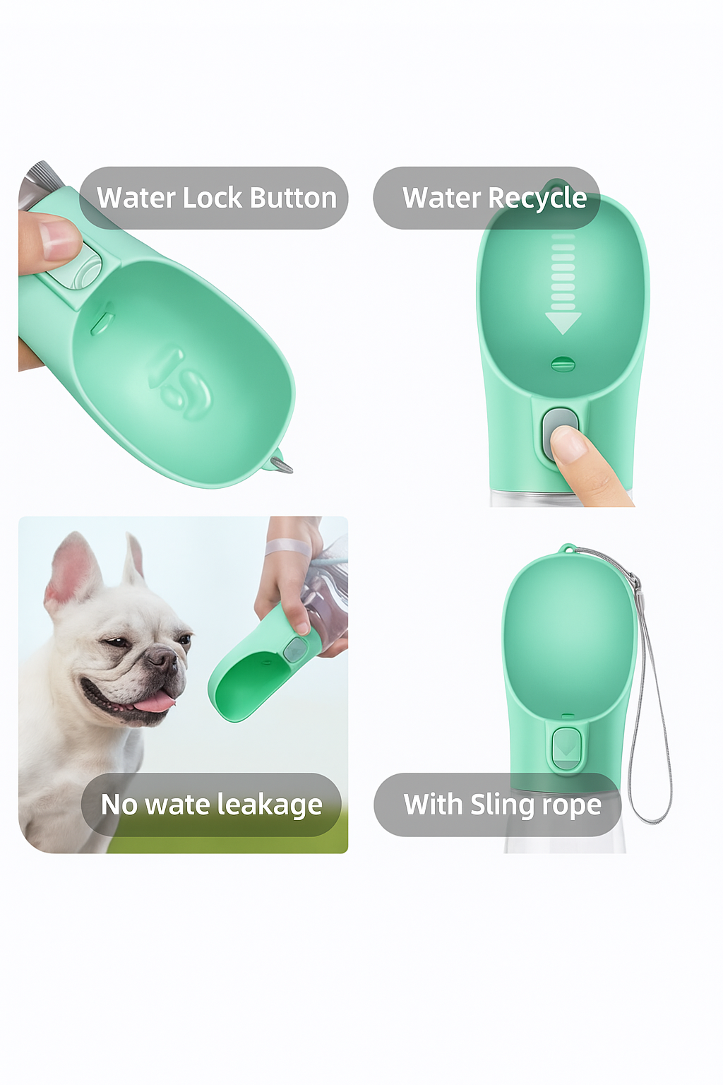 HydroPup™ – Reisbeker en Drinkbak in Één voor Honden